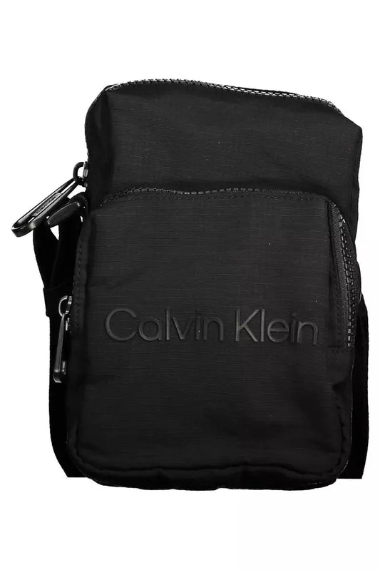 Calvin Klein Black Nylon Men's Shoulder Bag