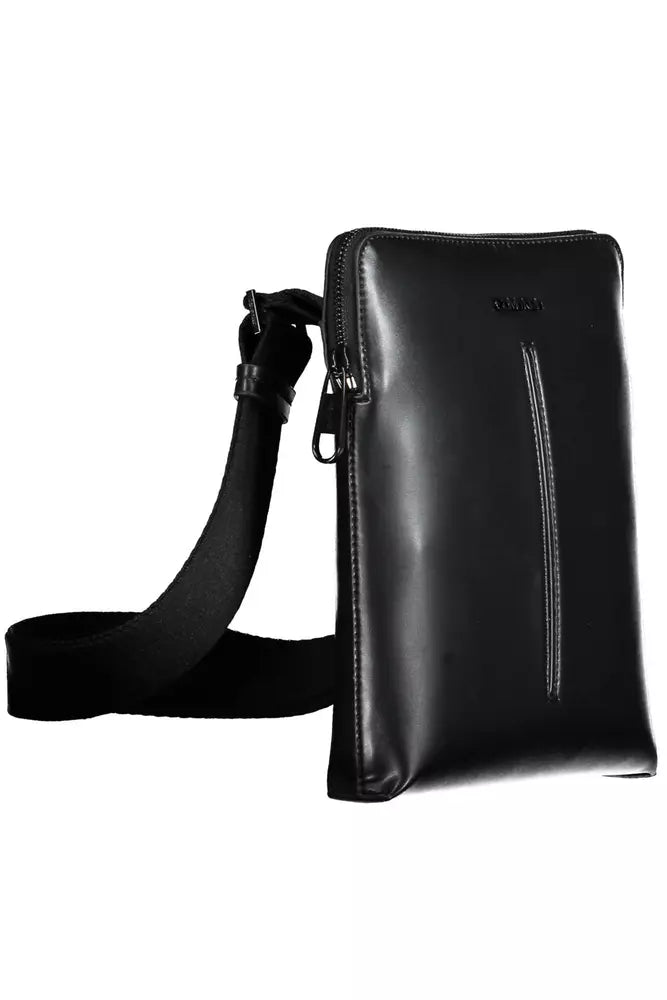 Calvin Klein Black Polyester Men's Shoulder Bag