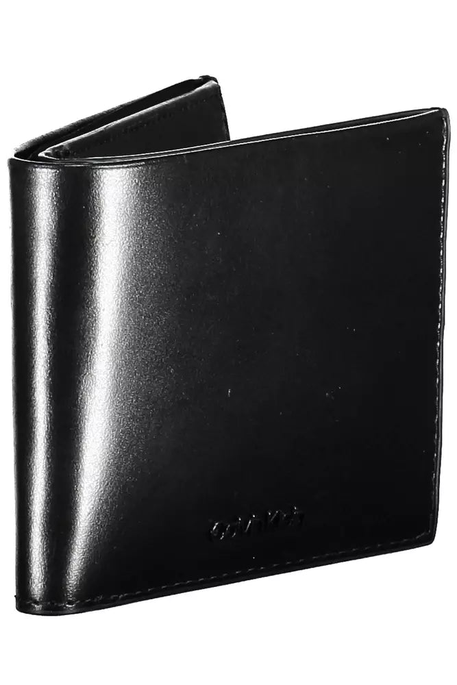 Calvin Klein Black Leather Men's Wallet