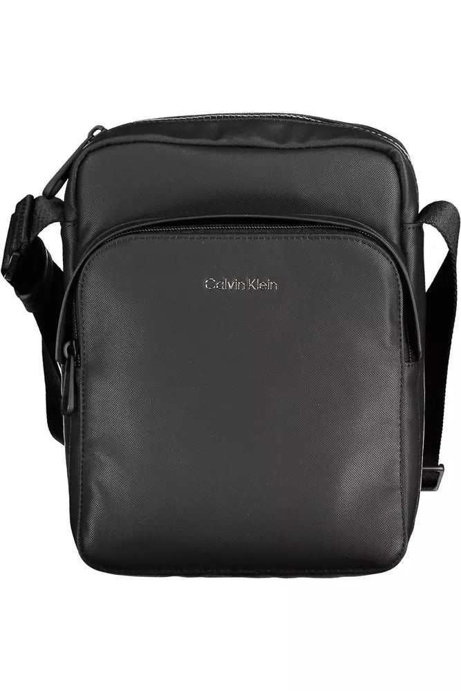 Calvin Klein Black Polyester Men's Shoulder Bag