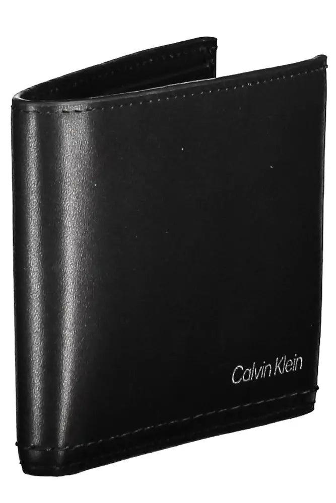 Calvin Klein Black Leather Men's Wallet