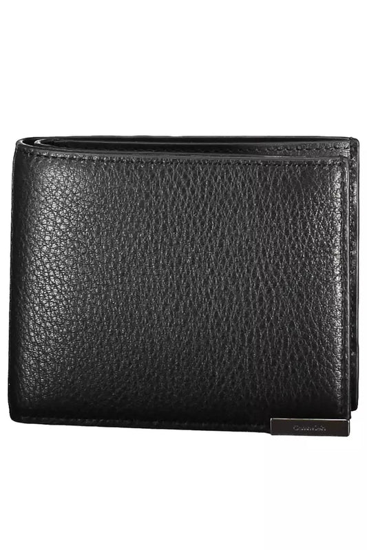 Calvin Klein Black Leather Men's Wallet