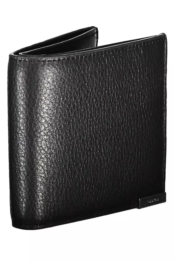 Calvin Klein Black Leather Men's Wallet