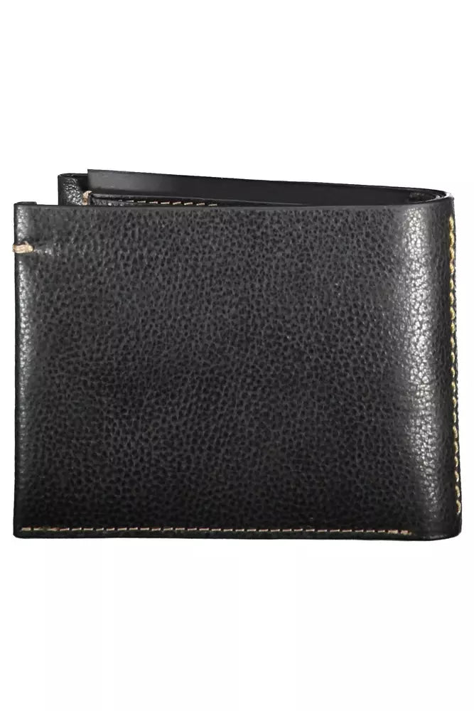 La Martina Black Leather Men's Wallet