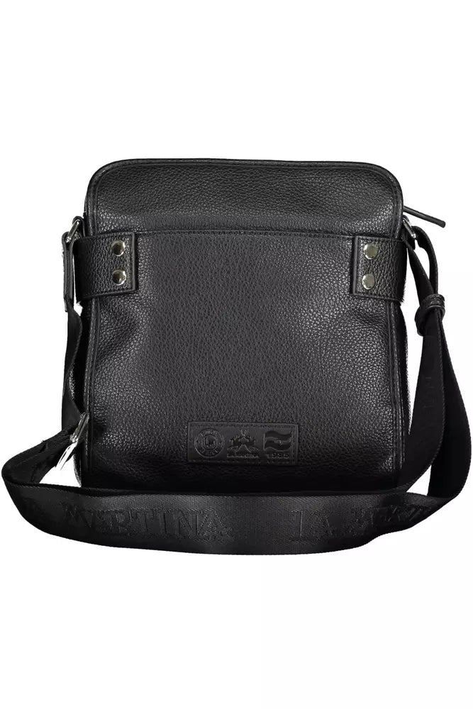 La Martina Black Polyethylene Men's Shoulder Bag