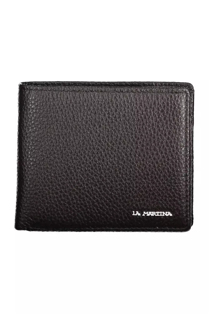 La Martina Brown Leather Wallet for Men