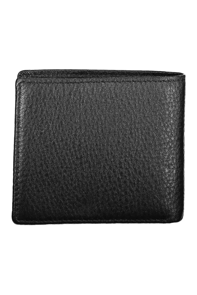 La Martina Black Leather Men's Wallet