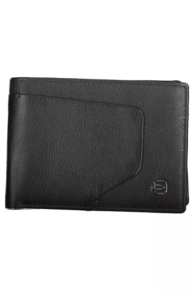 Piquadro Black Leather Wallet for Men