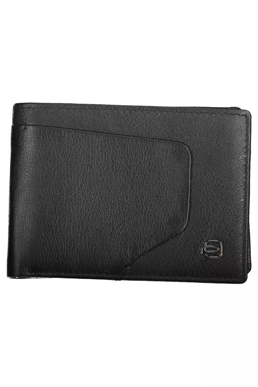 Piquadro Black Leather Wallet for Men