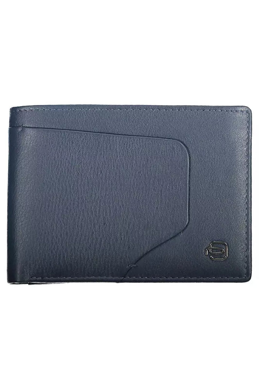 Piquadro Blue Leather Men's Wallet