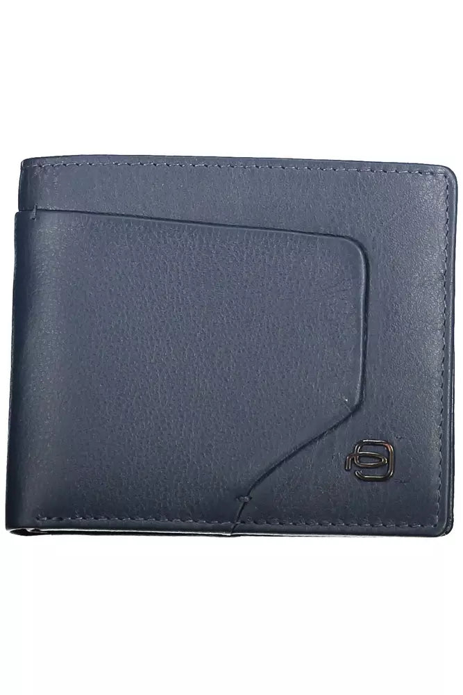 Piquadro Blue Leather Men's Wallet