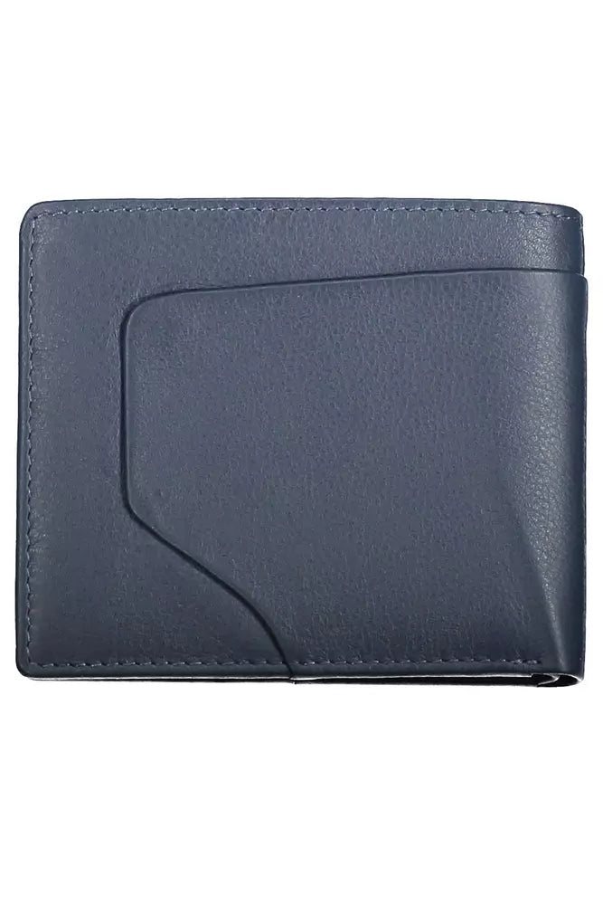 Piquadro Blue Leather Men's Wallet