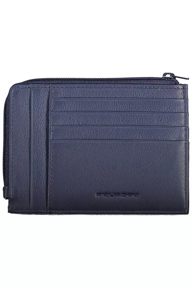 Piquadro Blue Leather Men's Wallet