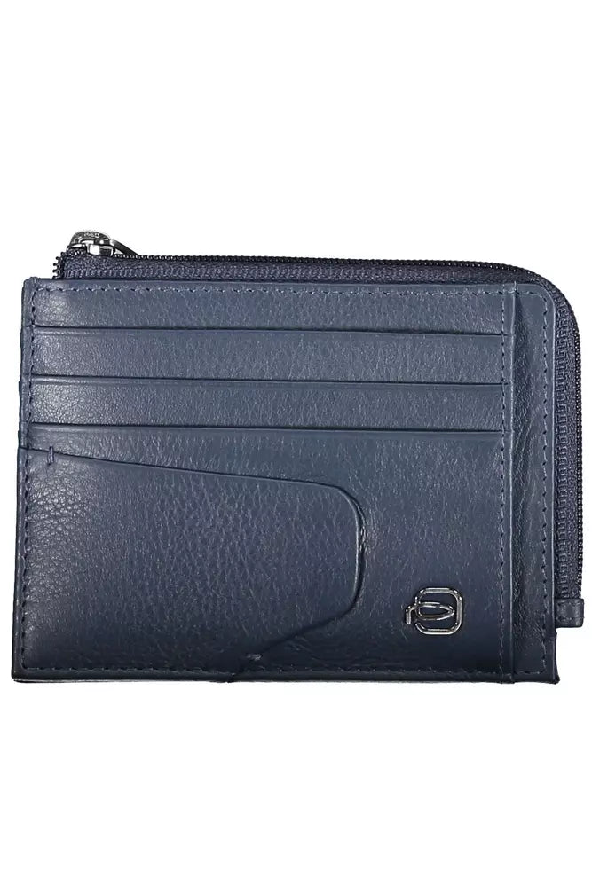 Piquadro Blue Leather Men's Wallet