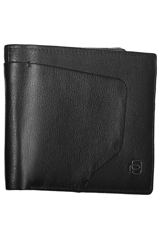 Piquadro Black Leather Wallet for Men