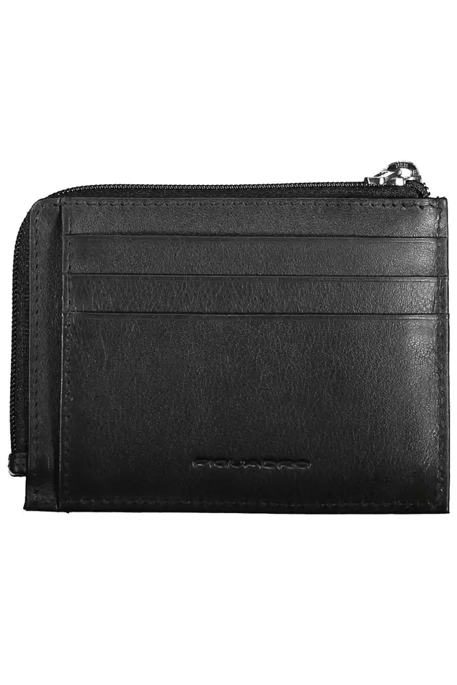 Piquadro Black Leather Men's Wallet