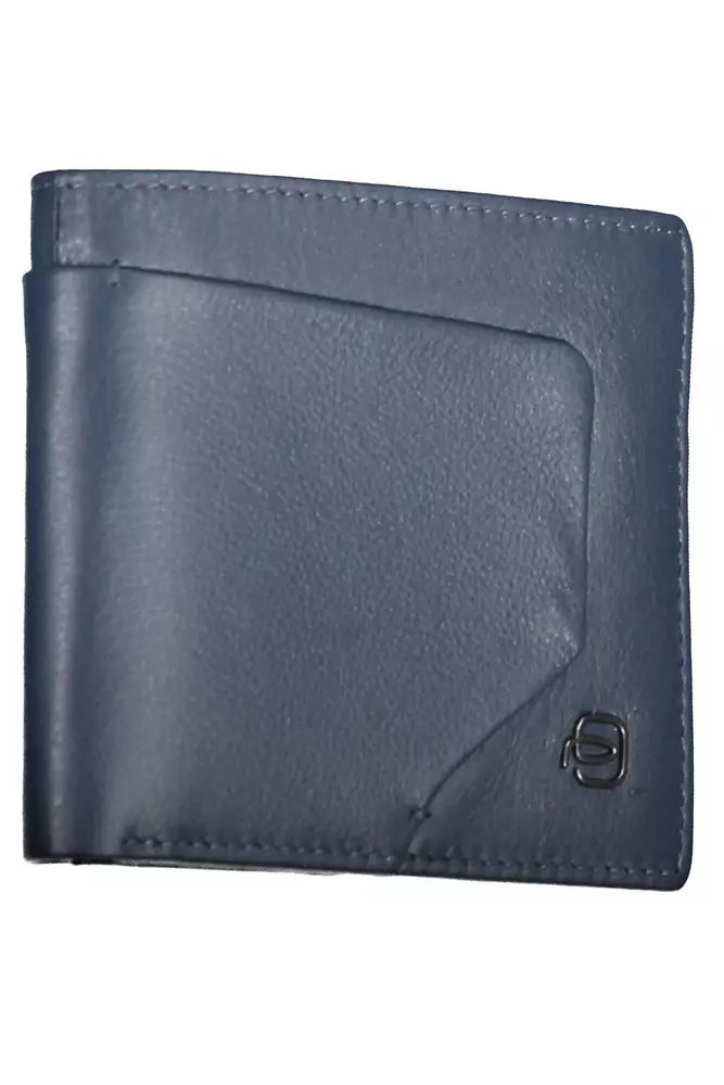 Piquadro Blue Leather Men's Wallet