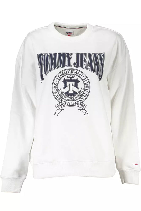 Tommy Hilfiger White Cotton Sweater for Women