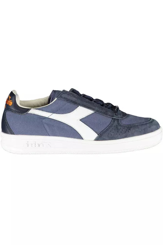 Diadora Blue Leather Women's Sneakers