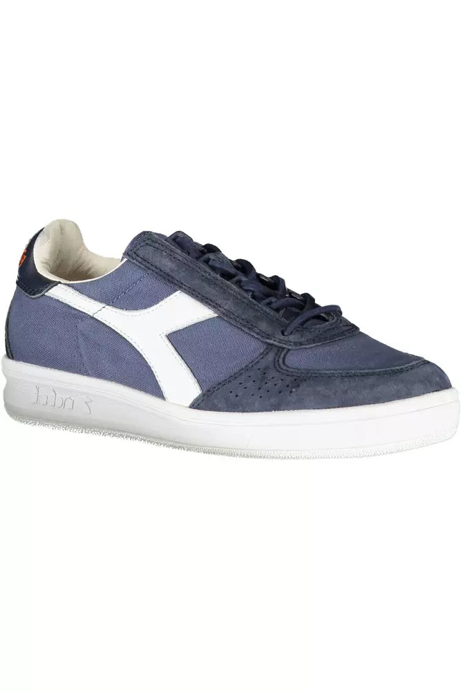 Diadora Blue Leather Women's Sneakers