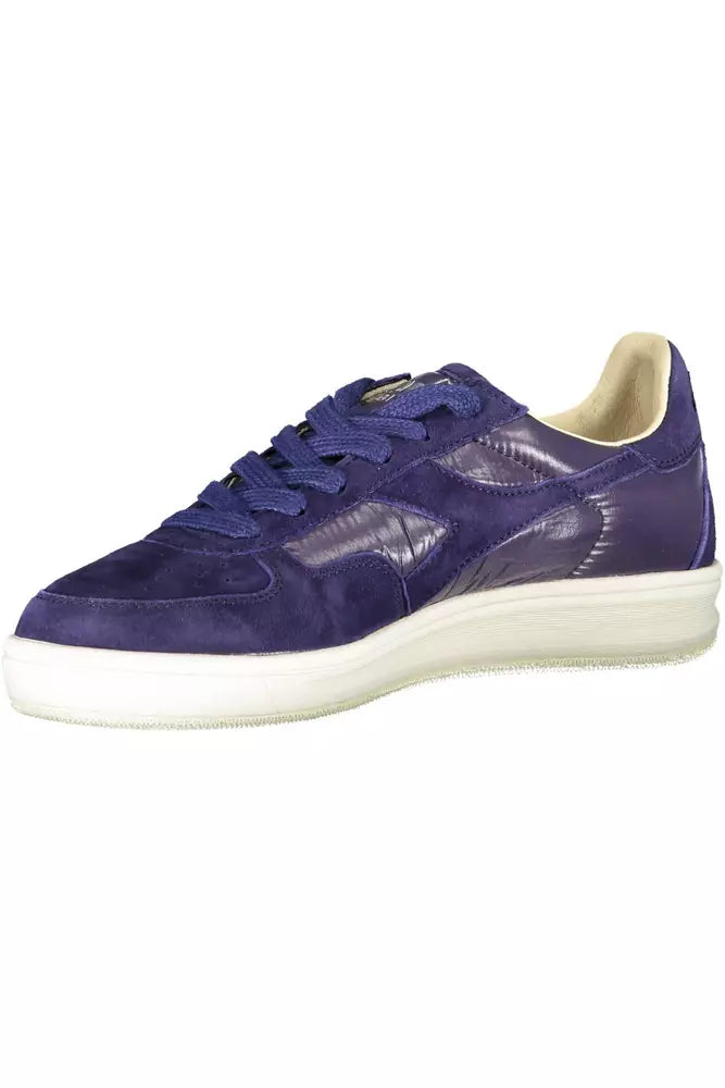 Diadora Blue Leather Women's Sneakers