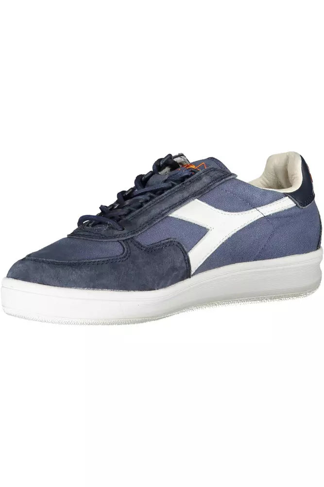 Diadora Blue Leather Women's Sneakers