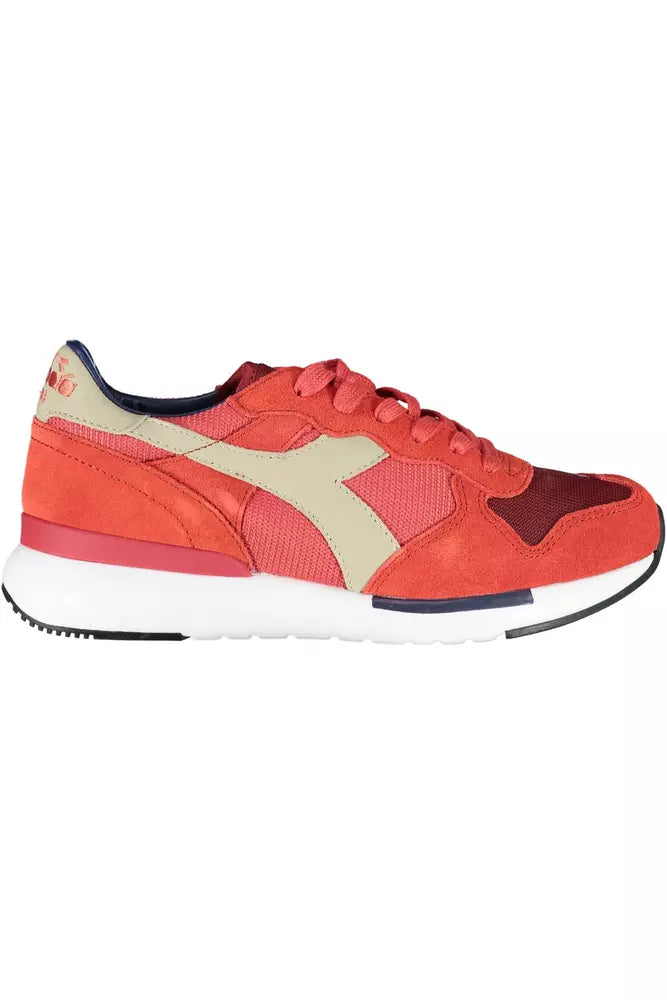 Diadora Red Leather Women's Sneakers