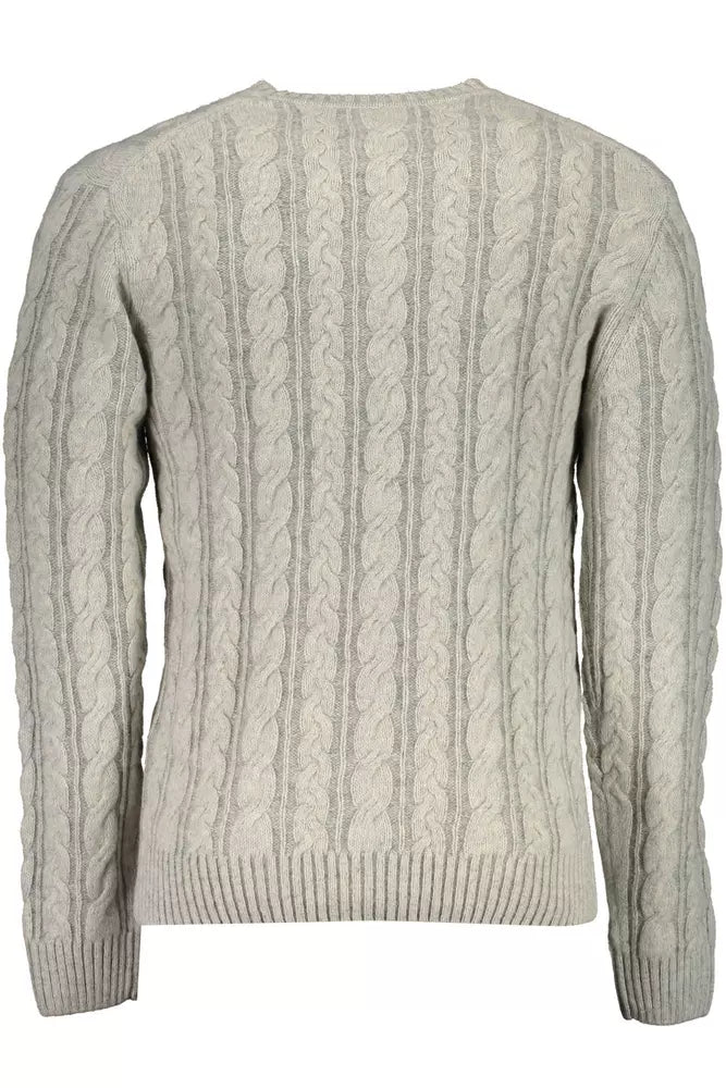 Gant Gray Wool Sweater for Men