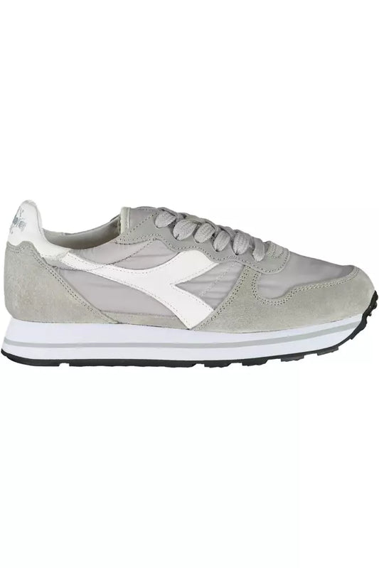 Diadora Gray Leather Women's Sneakers