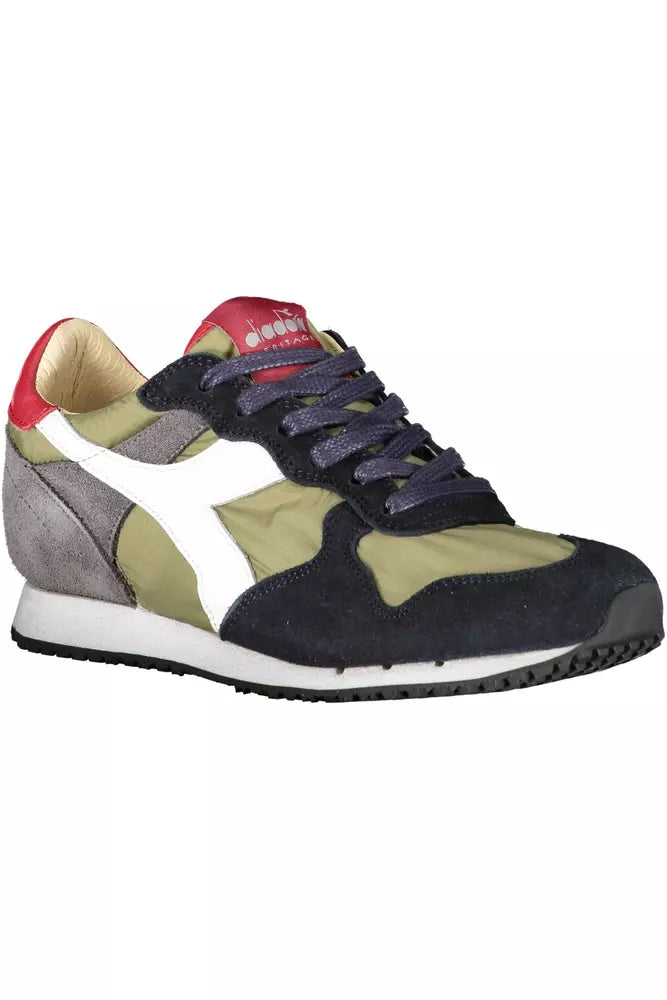 Diadora Green Leather Women's Sneakers