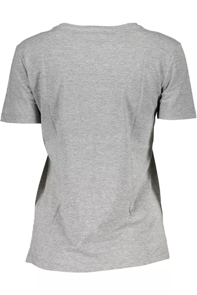 Guess Jeans Gray Cotton T-Shirt for Women