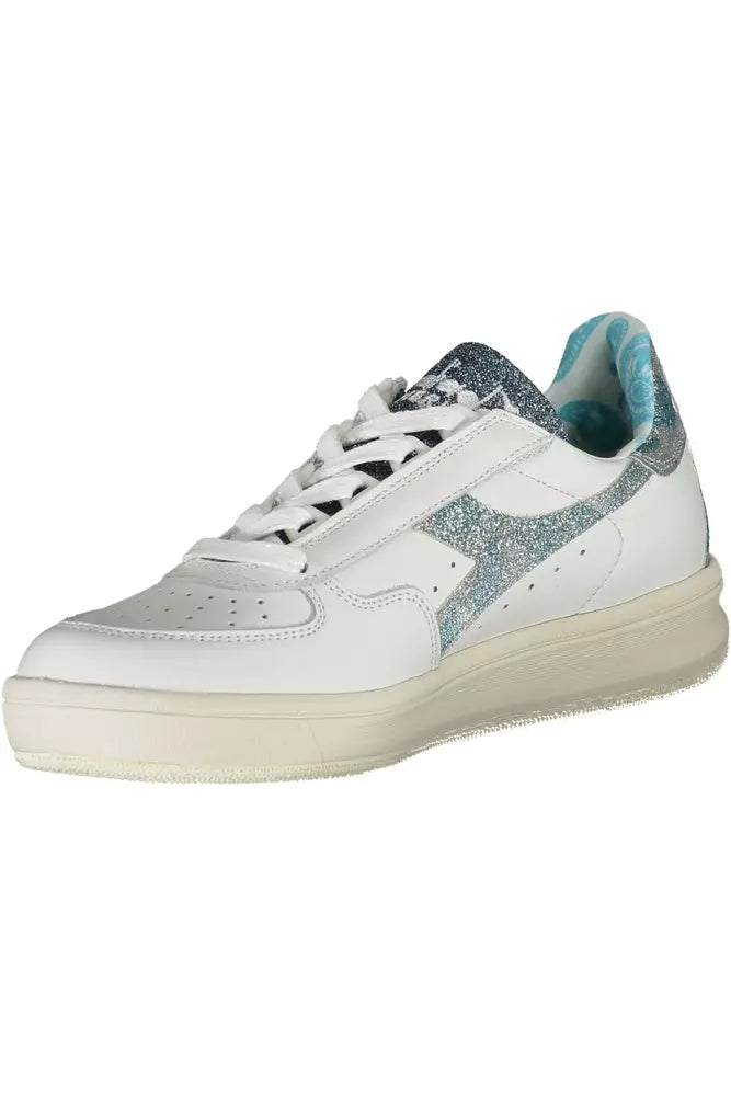 Diadora White Leather Women's Sneakers