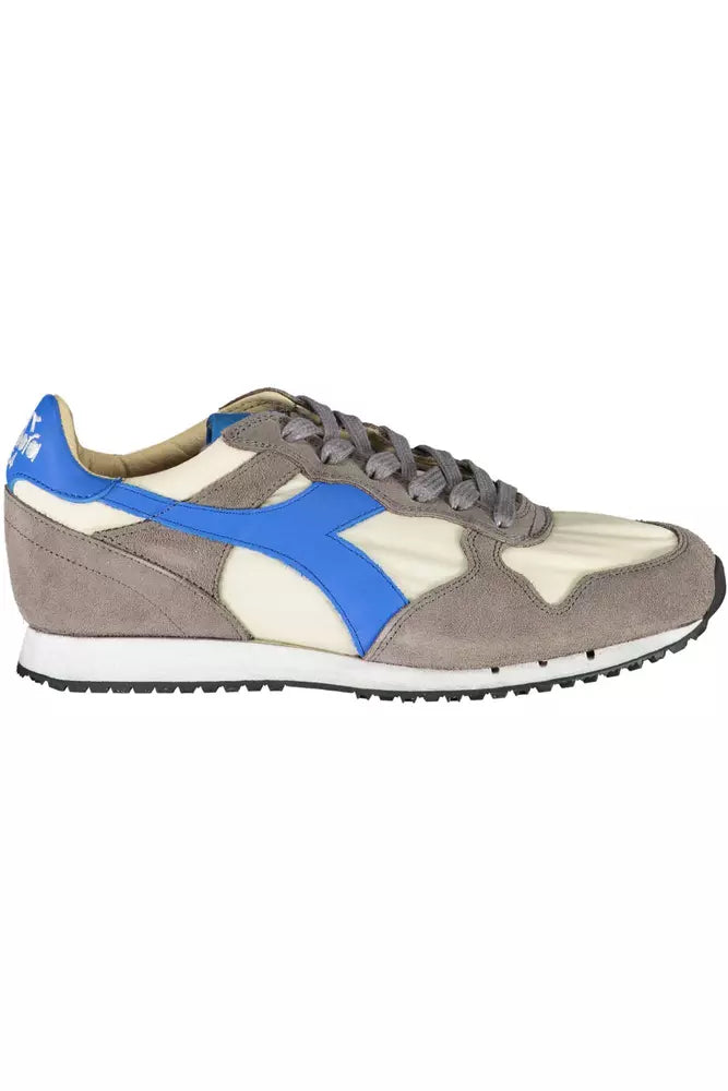 Diadora Gray Leather Women's Sneakers