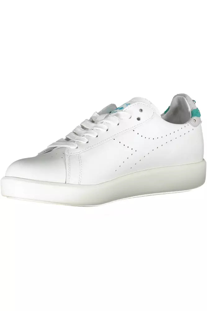 Diadora White Leather Women's Sneakers