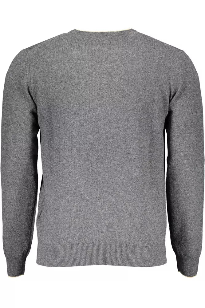 Harmont &amp; Blaine Grey Wool Sweater for Men