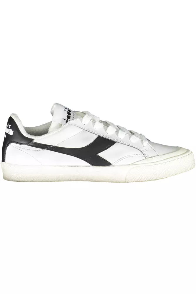 Diadora White Leather Women's Sneakers