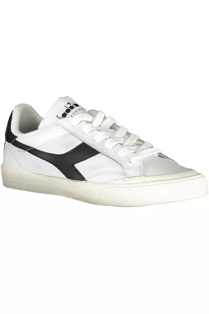 Diadora White Leather Women's Sneakers