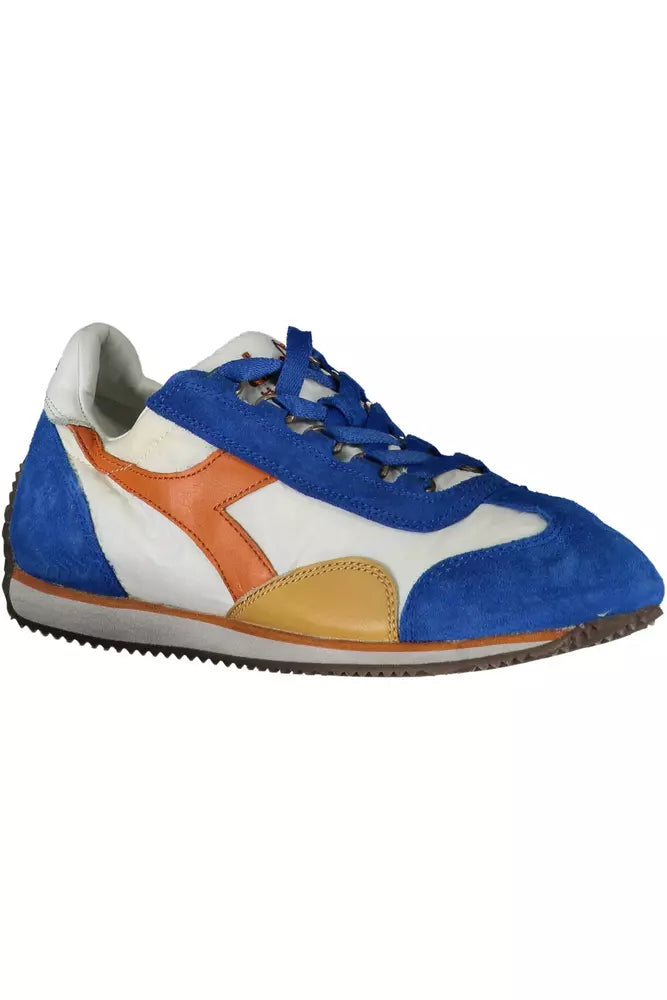 Diadora Blue Leather Women's Sneakers