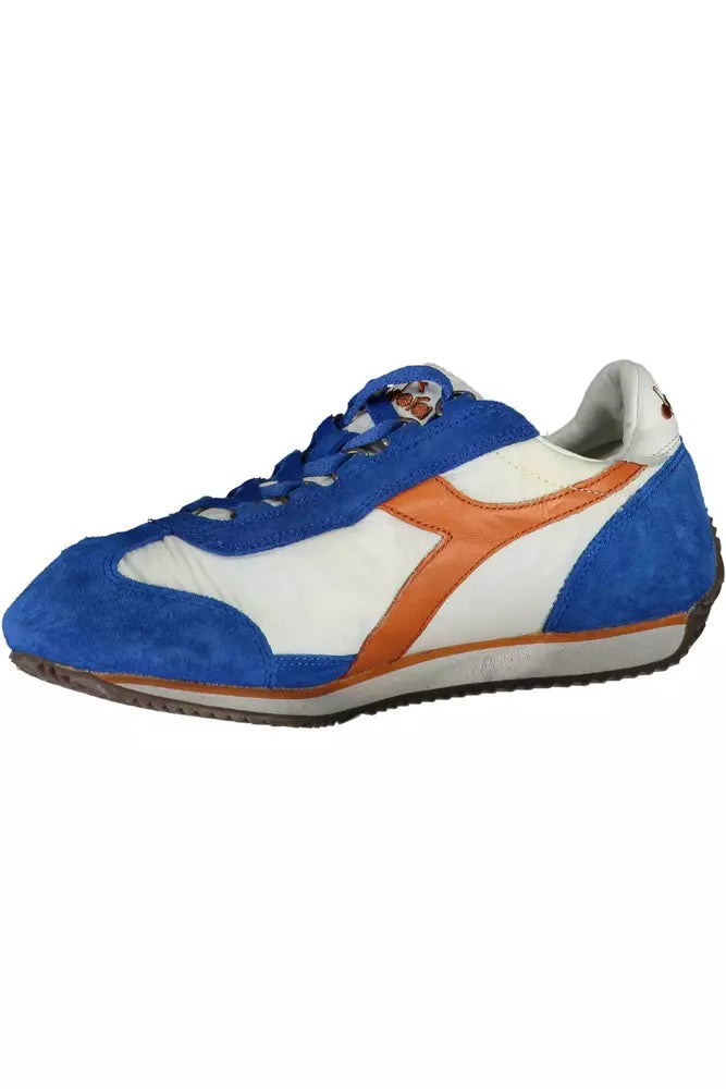 Diadora Blue Leather Women's Sneakers