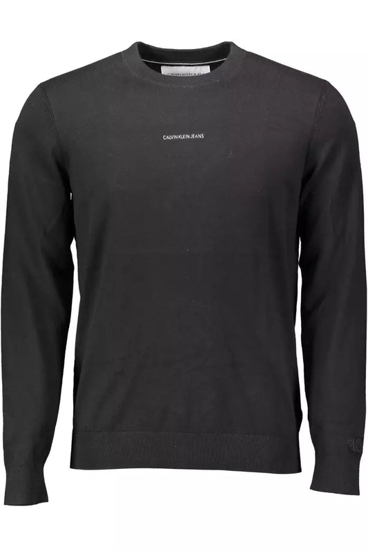 Calvin Klein Black Cotton Sweater for Men