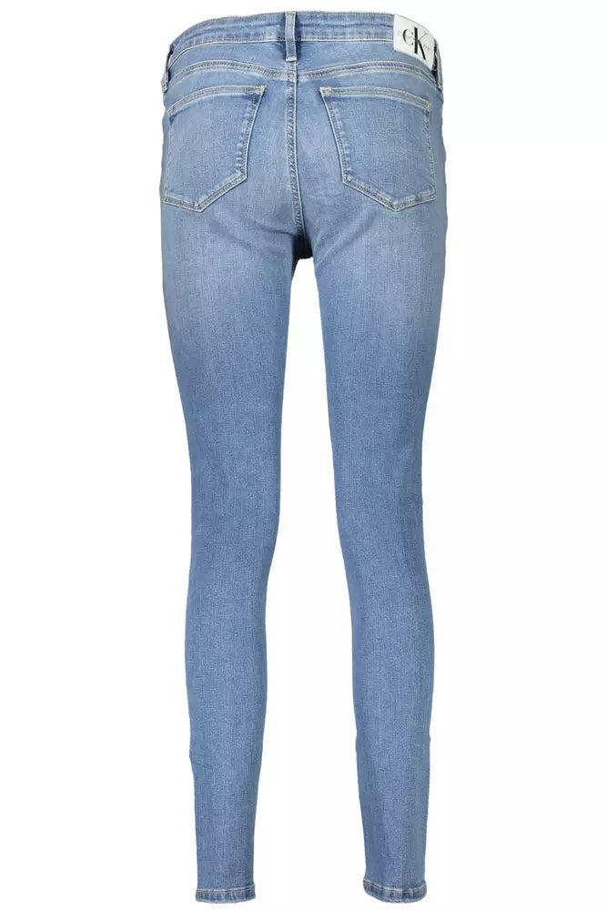 Calvin Klein Light Blue Cotton Women's Jeans