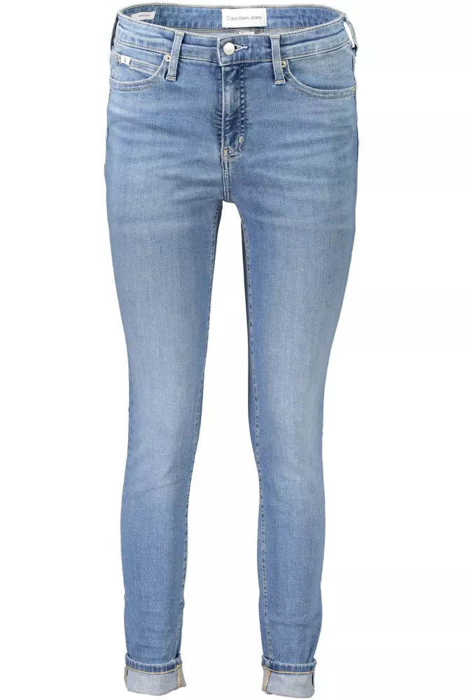 Calvin Klein Light Blue Cotton Women's Jeans