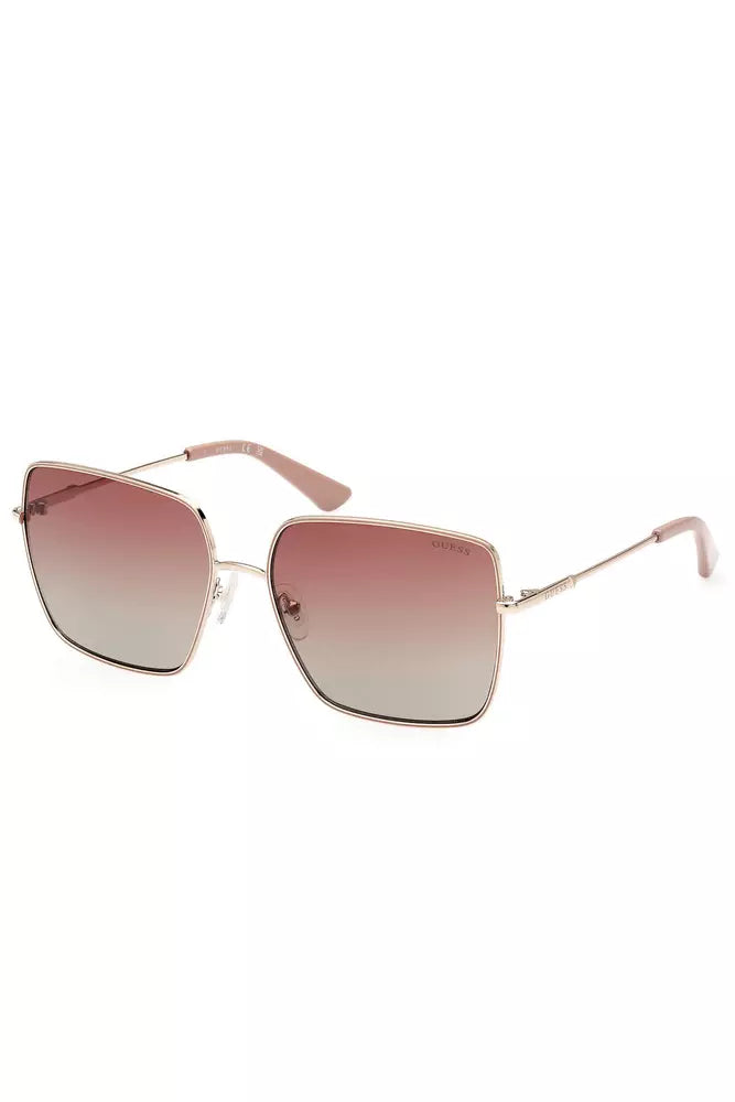 Guess Jeans Gold Metal Women Sunglasses