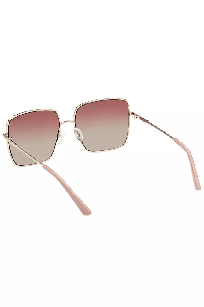 Guess Jeans Gold Metal Women Sunglasses