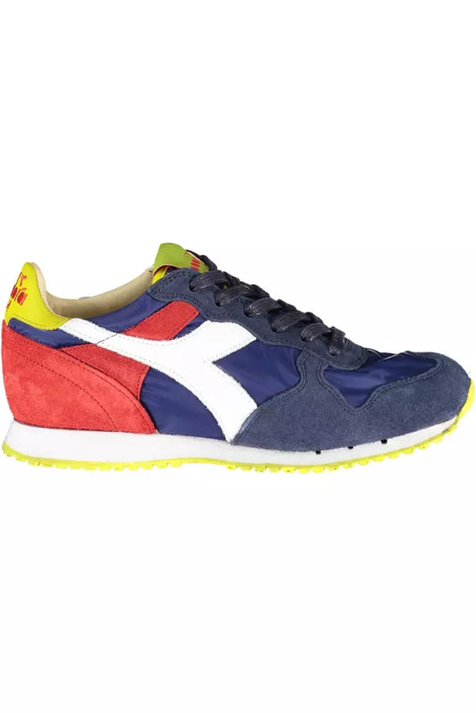 Diadora Blue Leather Women's Sneakers