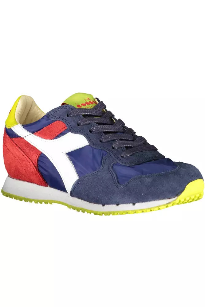 Diadora Blue Leather Women's Sneakers