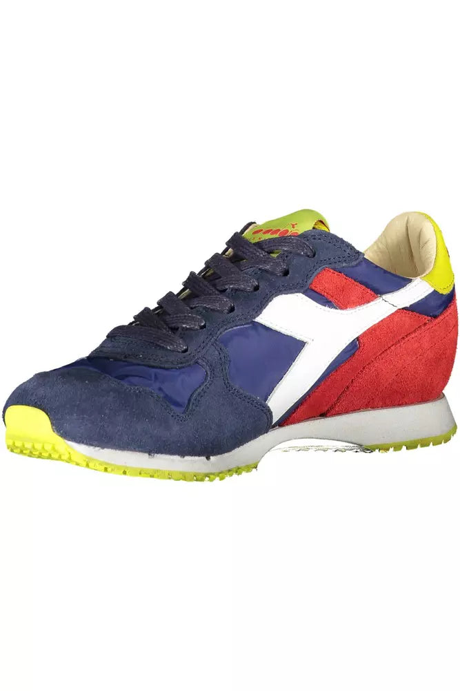 Diadora Blue Leather Women's Sneakers