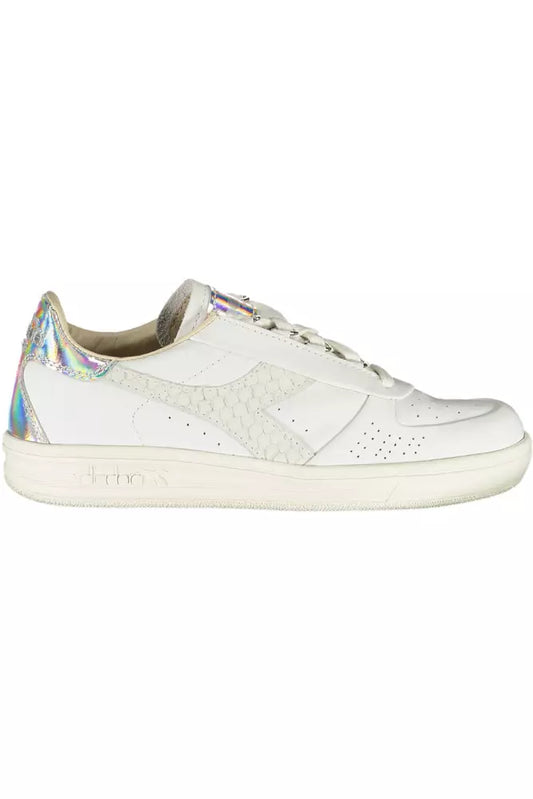 Diadora White Leather Women's Sneakers