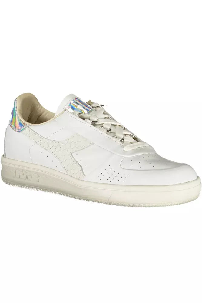 Diadora White Leather Women's Sneakers