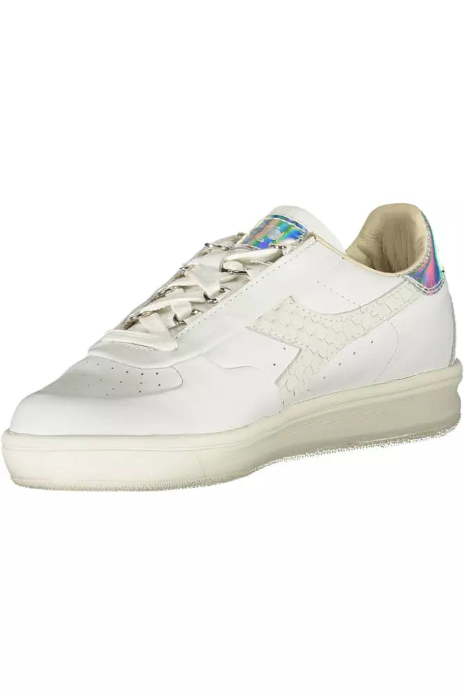 Diadora White Leather Women's Sneakers